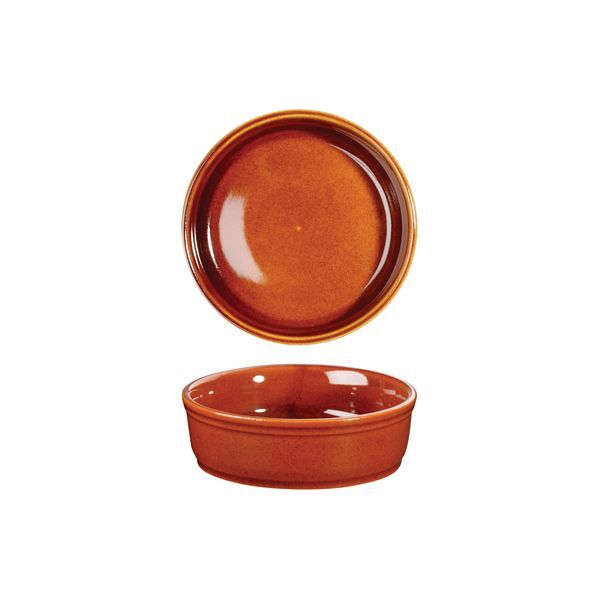 Art De Cuisine Rustics Tapas/Mezze Dish-140mm Ø | 310mL Brown Terra