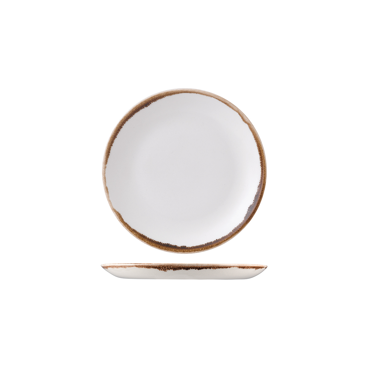 Dudson Harvest Round Coupe Plate-165mm Ø Natural