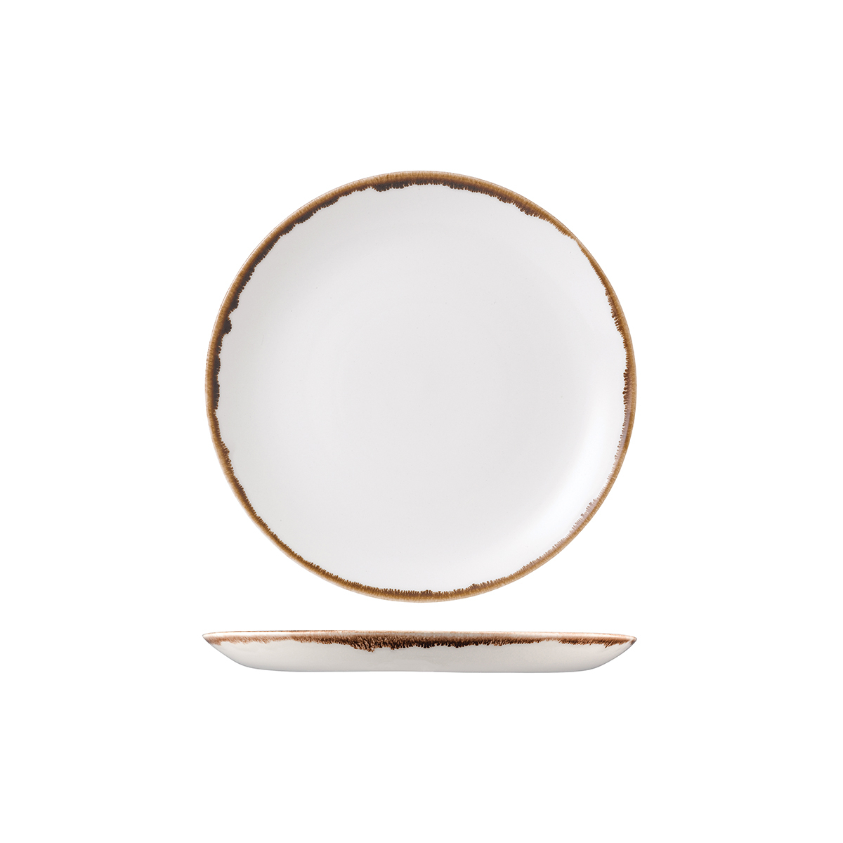 Dudson Harvest Round Coupe Plate-217mm Ø Natural