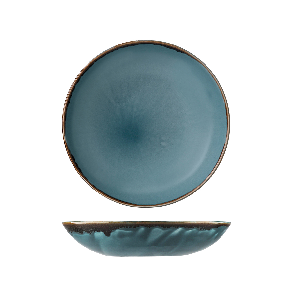 Dudson Harvest Round Coupe Bowl-248mm Ø | 1136mL Blue