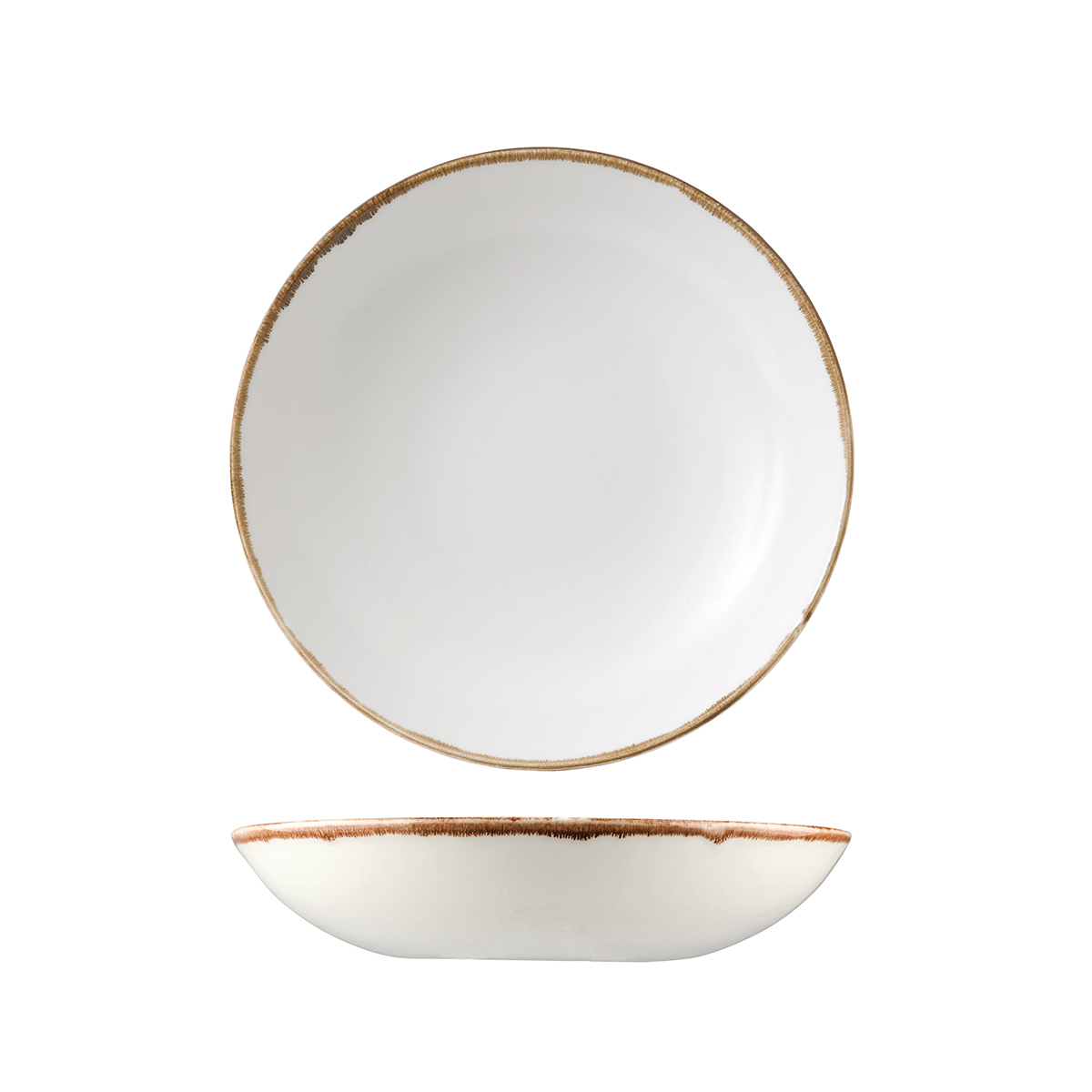 Dudson Harvest Round Coupe Bowl-248mm Ø | 1136mL Natural