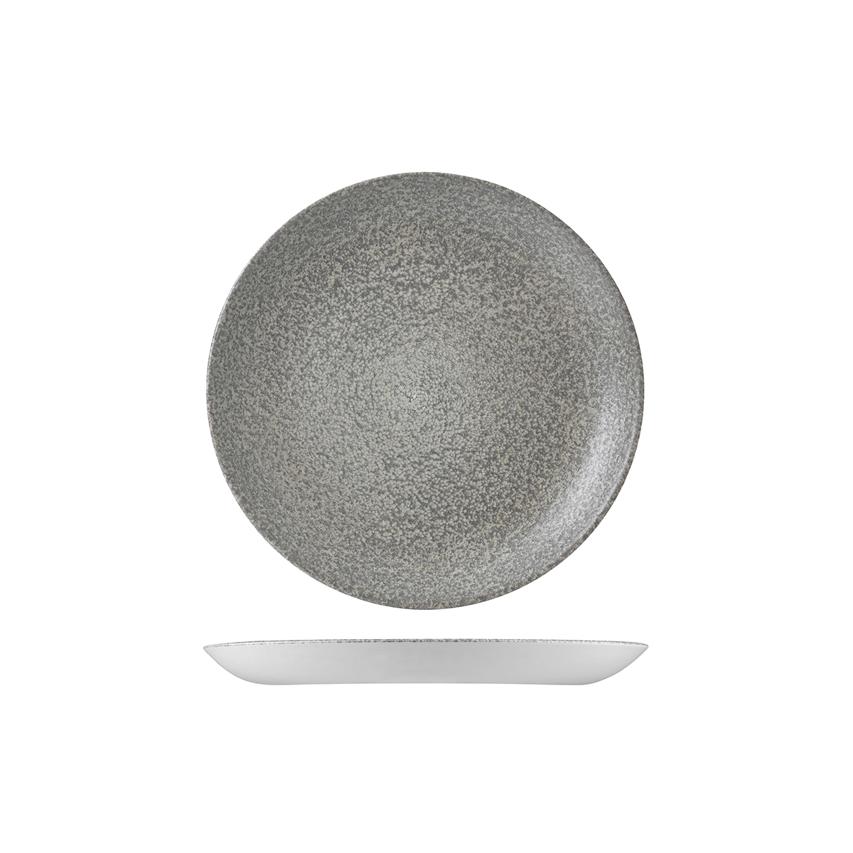 Dudson Evo Origins Round Coupe Plate-217mm Ø Grey