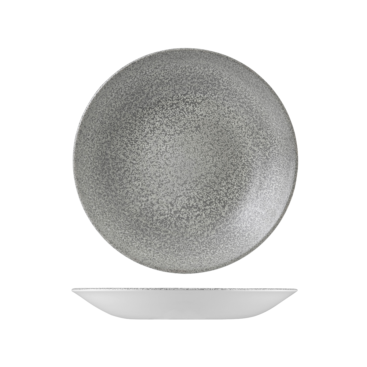 Dudson Evo Origins Deep Coupe Plate-255mm Ø Grey