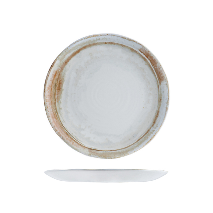 Dudson Finca Organic Coupe Plate-230mm Ø Sandstone