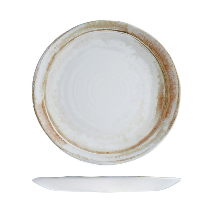 Dudson Finca Organic Coupe Plate-275mm Ø Sandstone