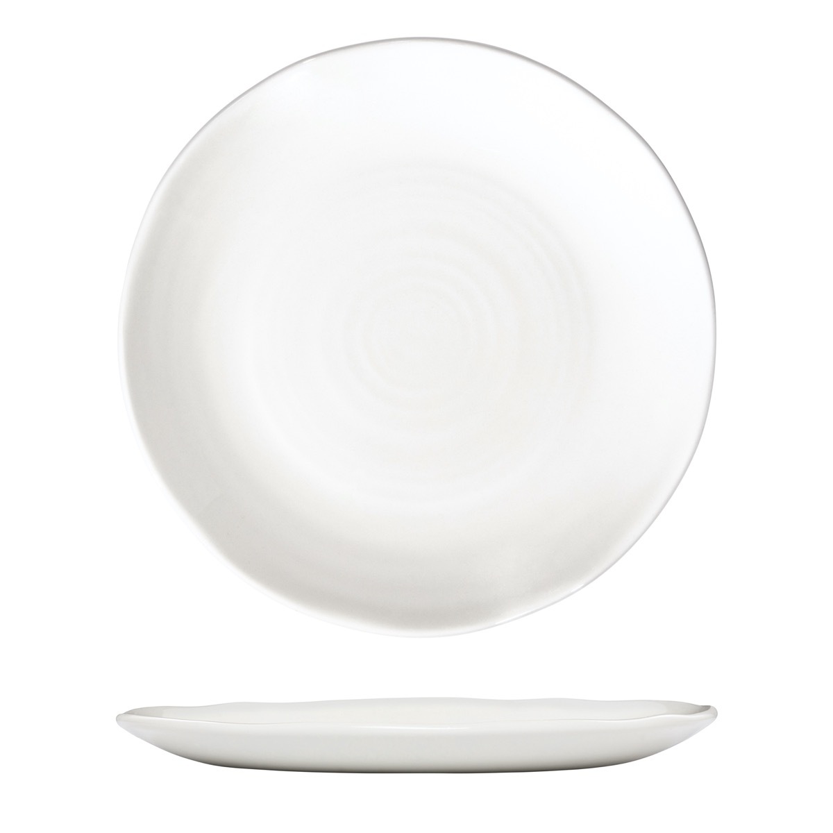 Dudson White Organic Coupe Plate-275mm Ø White