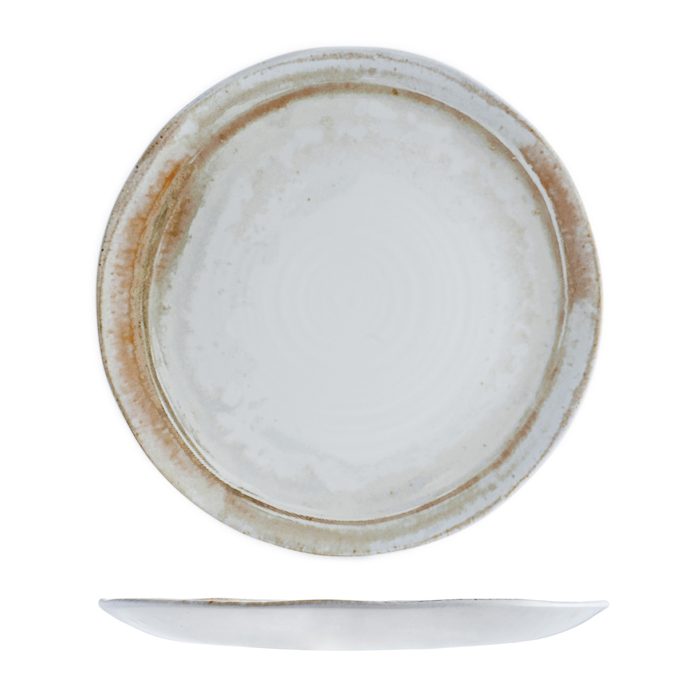 Dudson Finca Organic Coupe Plate-290mm Ø Sandstone