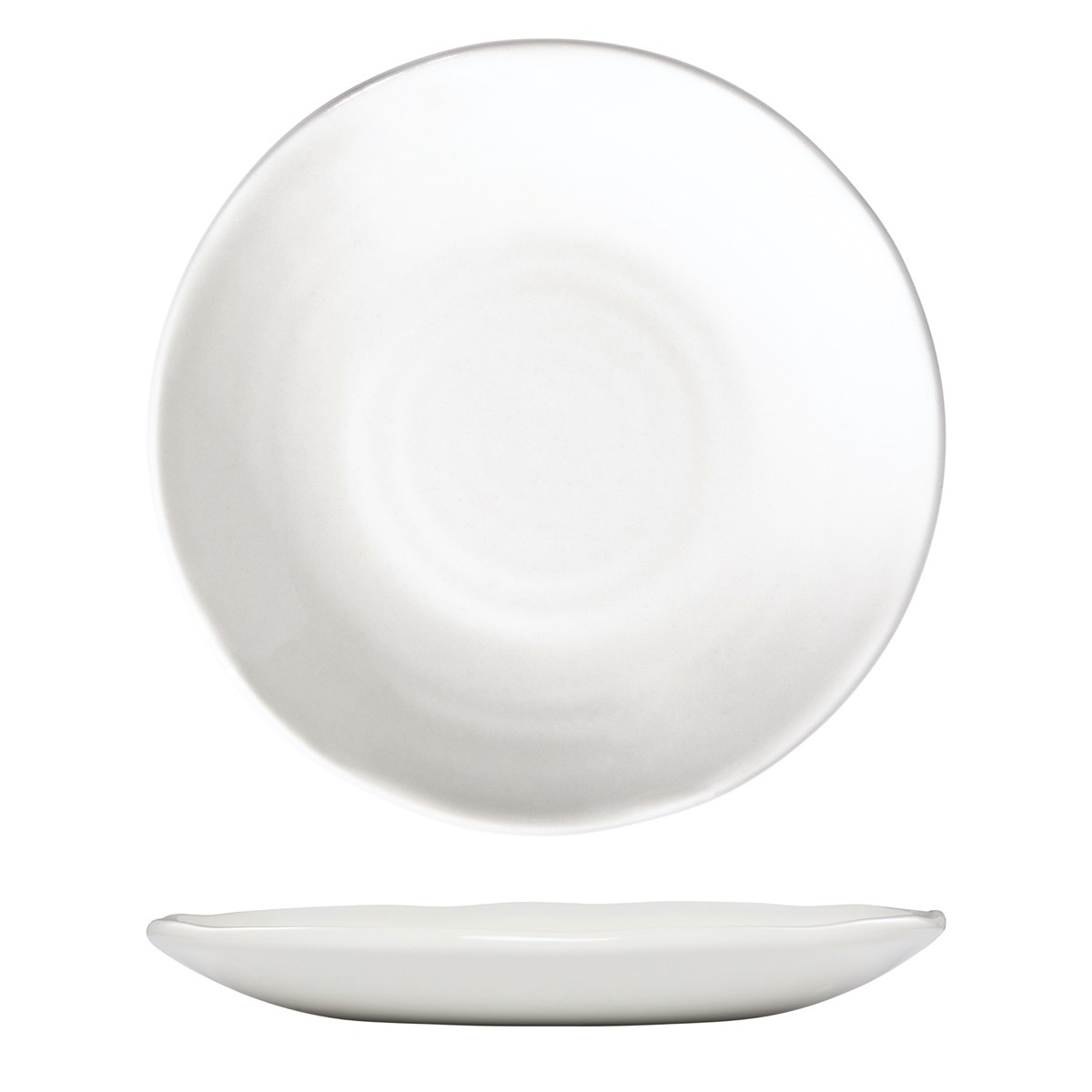 Dudson White Organic Coupe Plate-290mm Ø White