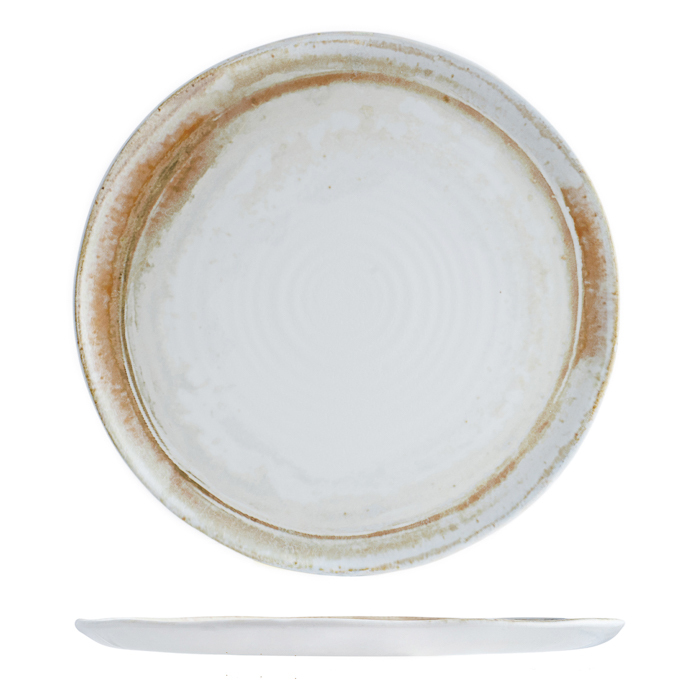 Dudson Finca Organic Coupe Plate-312mm Ø Sandstone