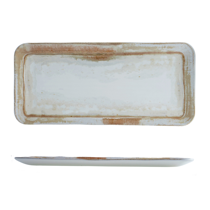 Dudson Finca Rect Coupe Plate-346X156mm Sandstone