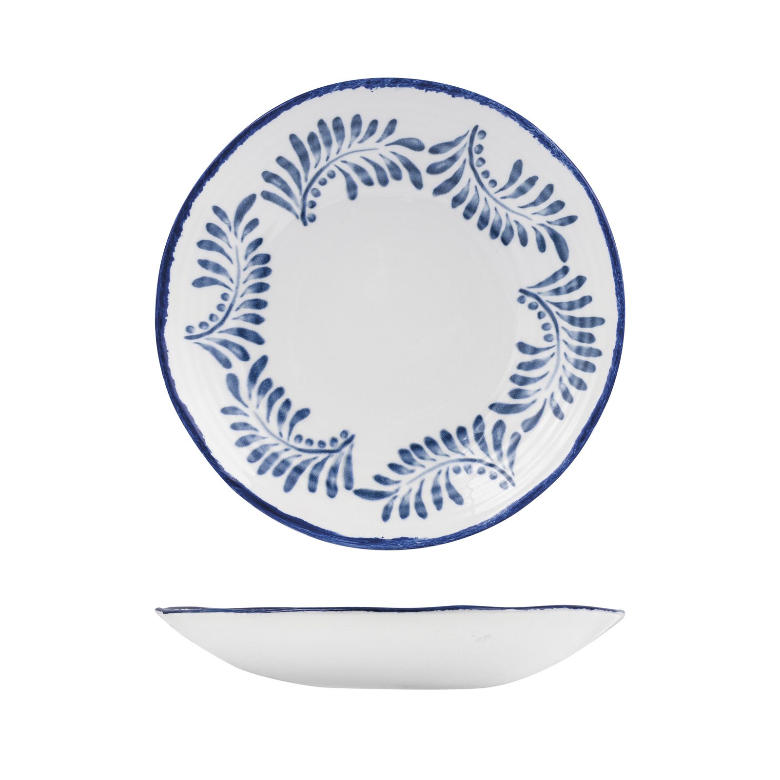 Dudson Mediterranean Round Bowl-Coupe 210mm/450ml Blue