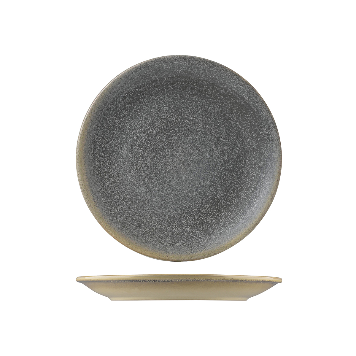 Dudson Evo Round Coupe Plate-229mm Ø Granite