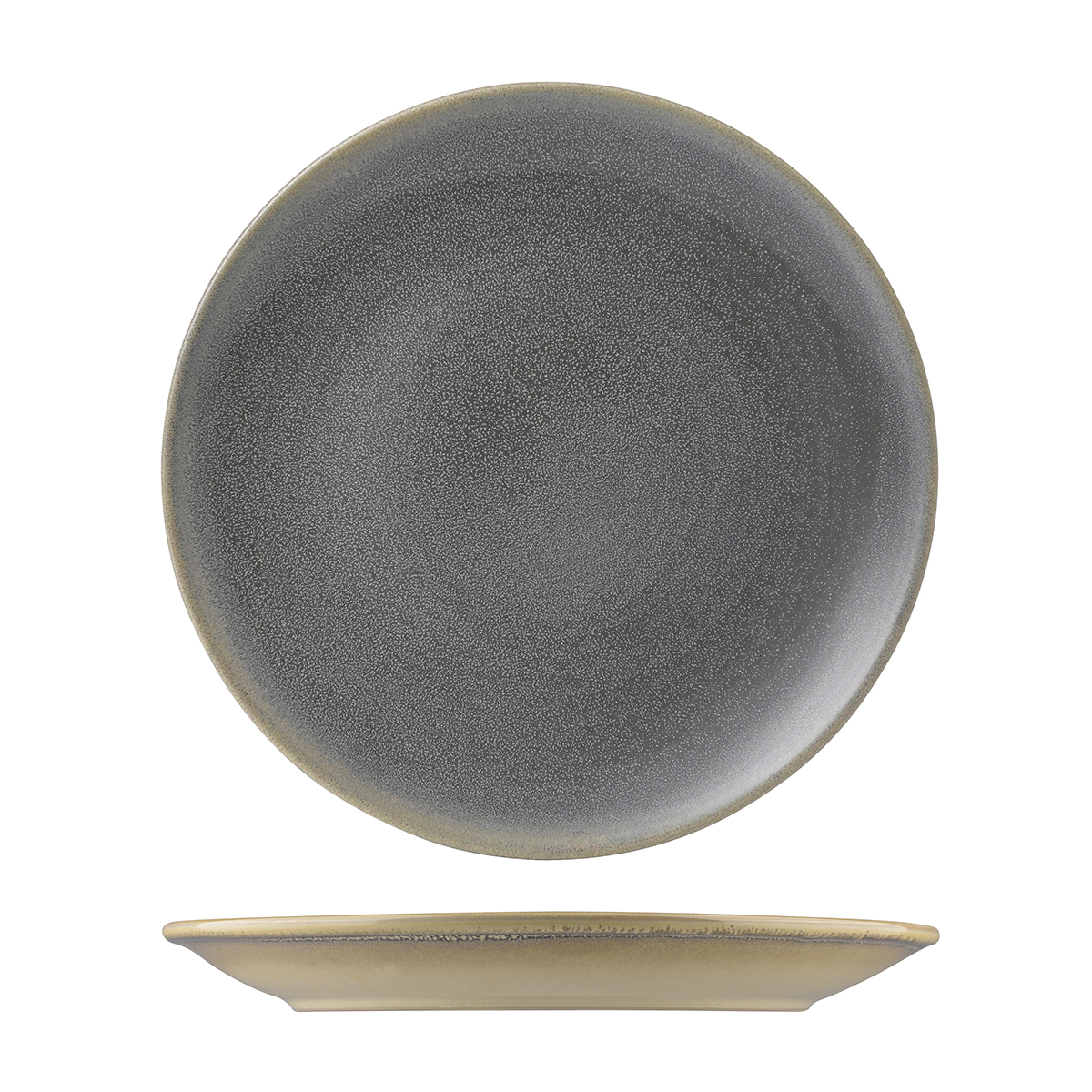 Dudson Evo Round Coupe Plate-273mm Ø Granite