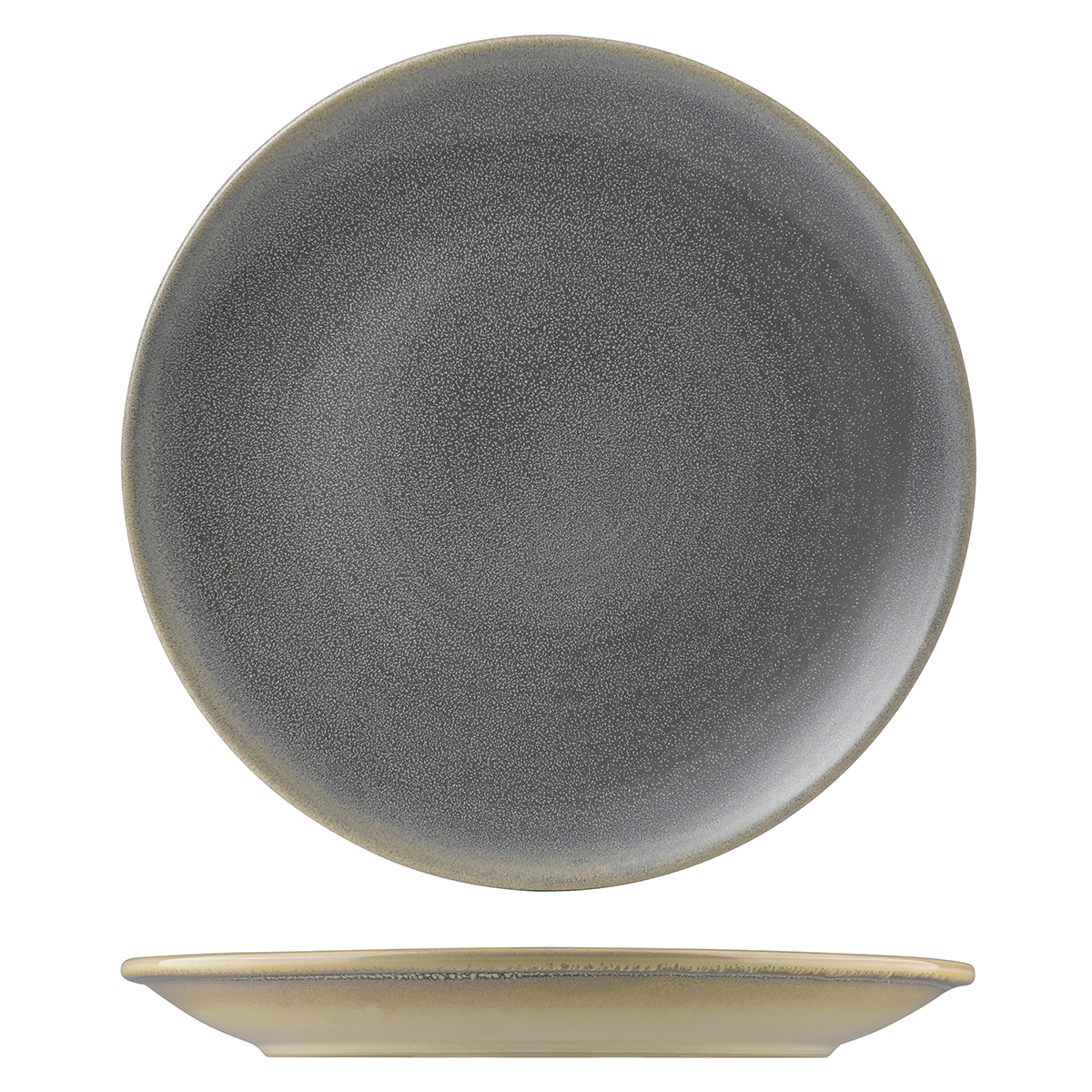 Dudson Evo Round Coupe Plate-295mm Ø Granite