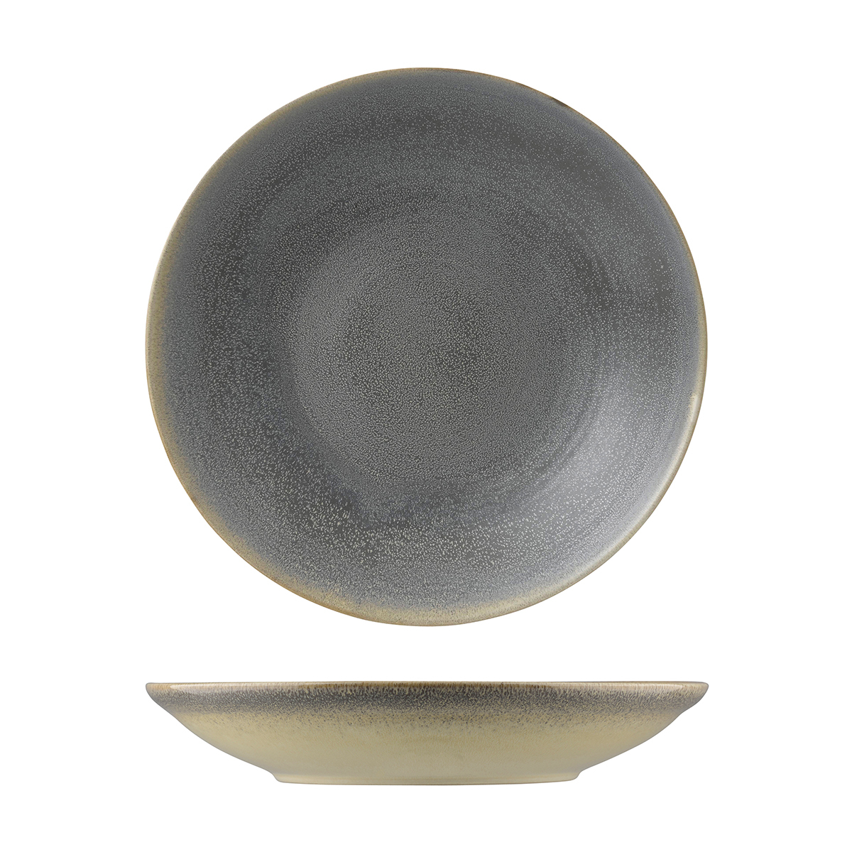 Dudson Evo Deep Round Plate-292mm Ø Granite