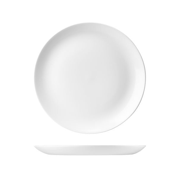 Churchill Evolve Round Coupe Plate-260mm Ø White