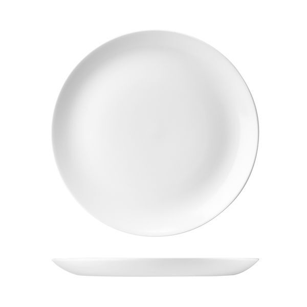 Churchill Evolve Round Coupe Plate-288mm Ø White