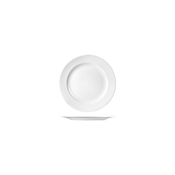 Churchill Classic Round Wide Rim Plate-165mm Ø White