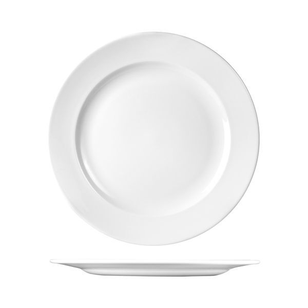 Churchill Classic Round Wide Rim Plate-312mm Ø White