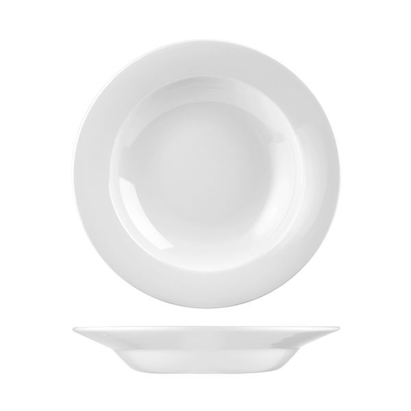 Churchill Classic Round Wide Rim Pasta Bowl-300mm Ø | 720mL White