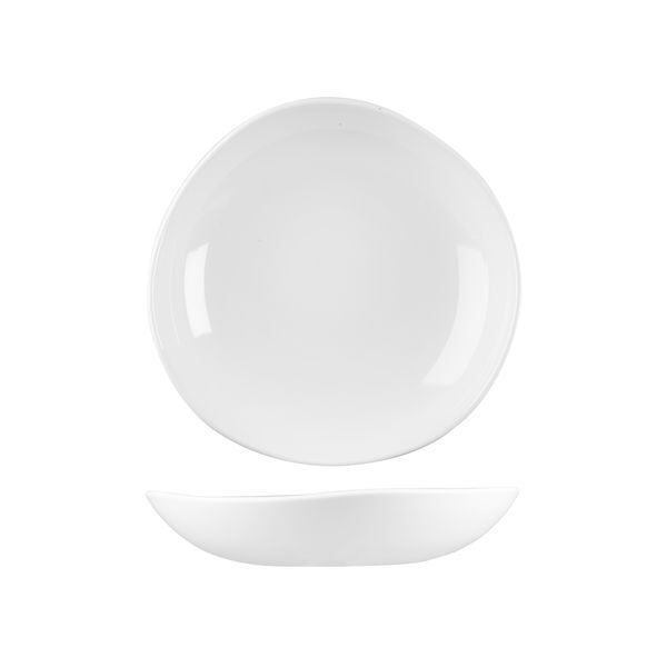 Churchill Trace Organic Round Bowl-253mm Ø | 1100mL White