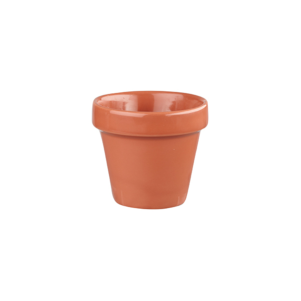 Churchill Bit On The Side Plant Pot-90mm Ø | 97mm H | 340mL Paprika