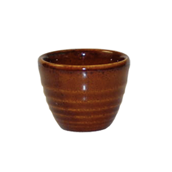 Churchill Bit On The Side Ripple Sauce Pot-59mm Ø | 50mm H | 57mL Cinnamon