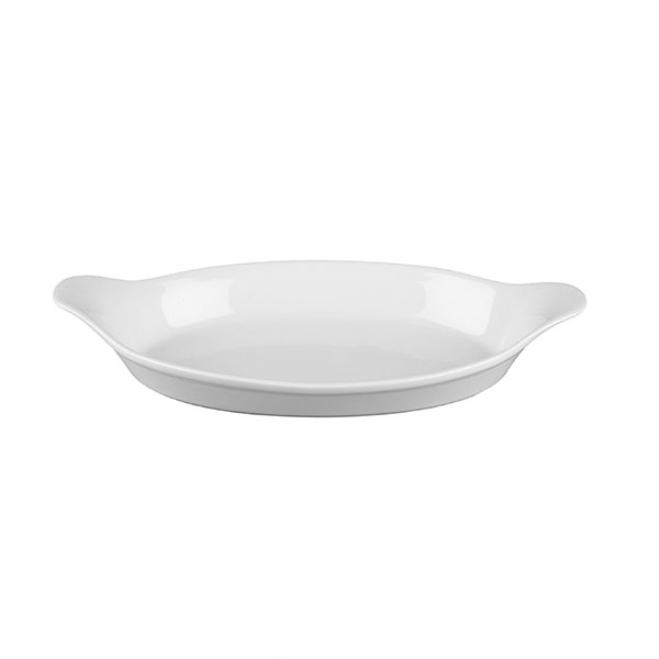 Churchill Cookware Oval Gratin- 232X125mm | 380mL White