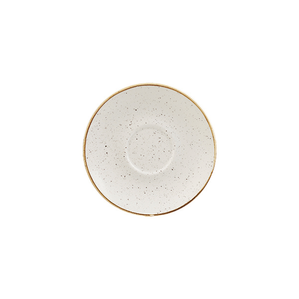 Churchill Stonecast Cappuccino Saucer-156mm Ø Barley White