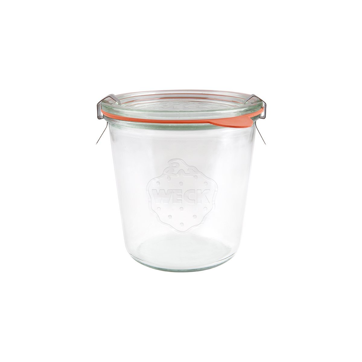 Complete Weck Glass Jar W/Lid 580ml 100x107mm 