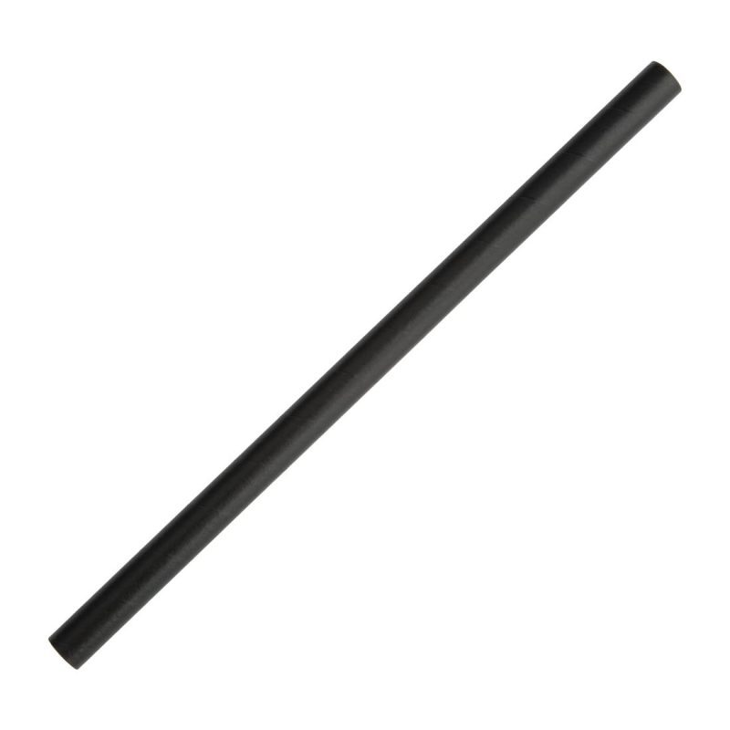 BetaEco Jumbo Paper Straw Black