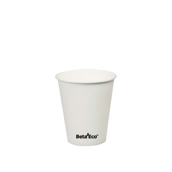 BetaEco Single Wall 6oz White Coffee Cup 1000's