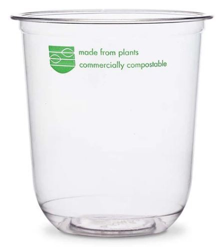 16oz (500ml) Premium PLA Bella Cup - Clear - 96 Series