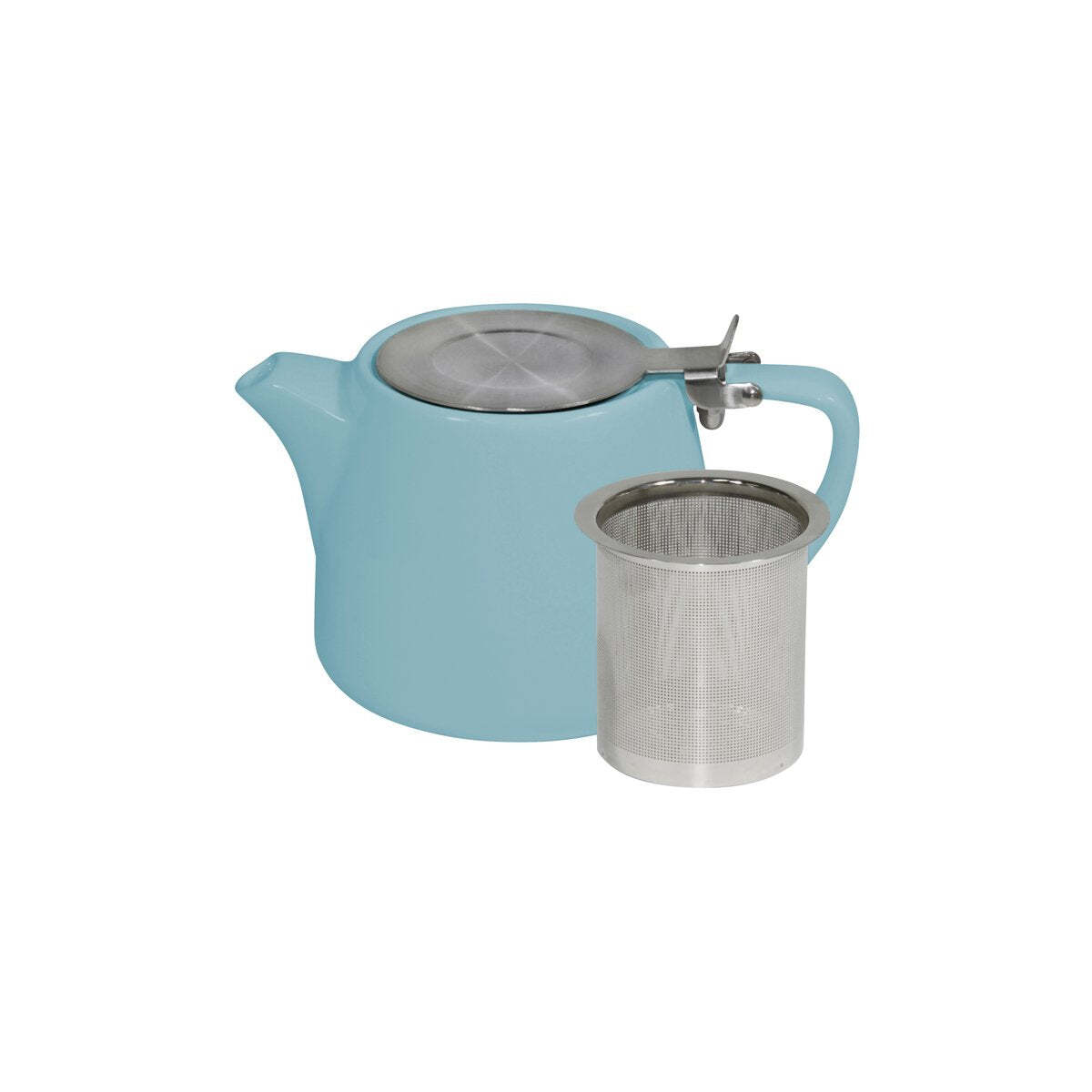 Brew-Maya Blue Stackable Teapot 500ml Ss Infuser/Lid