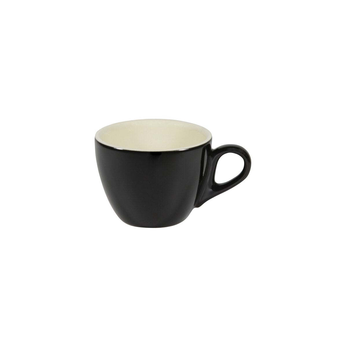 Brew-Onyx/White Large Flat White  Cup 220ml