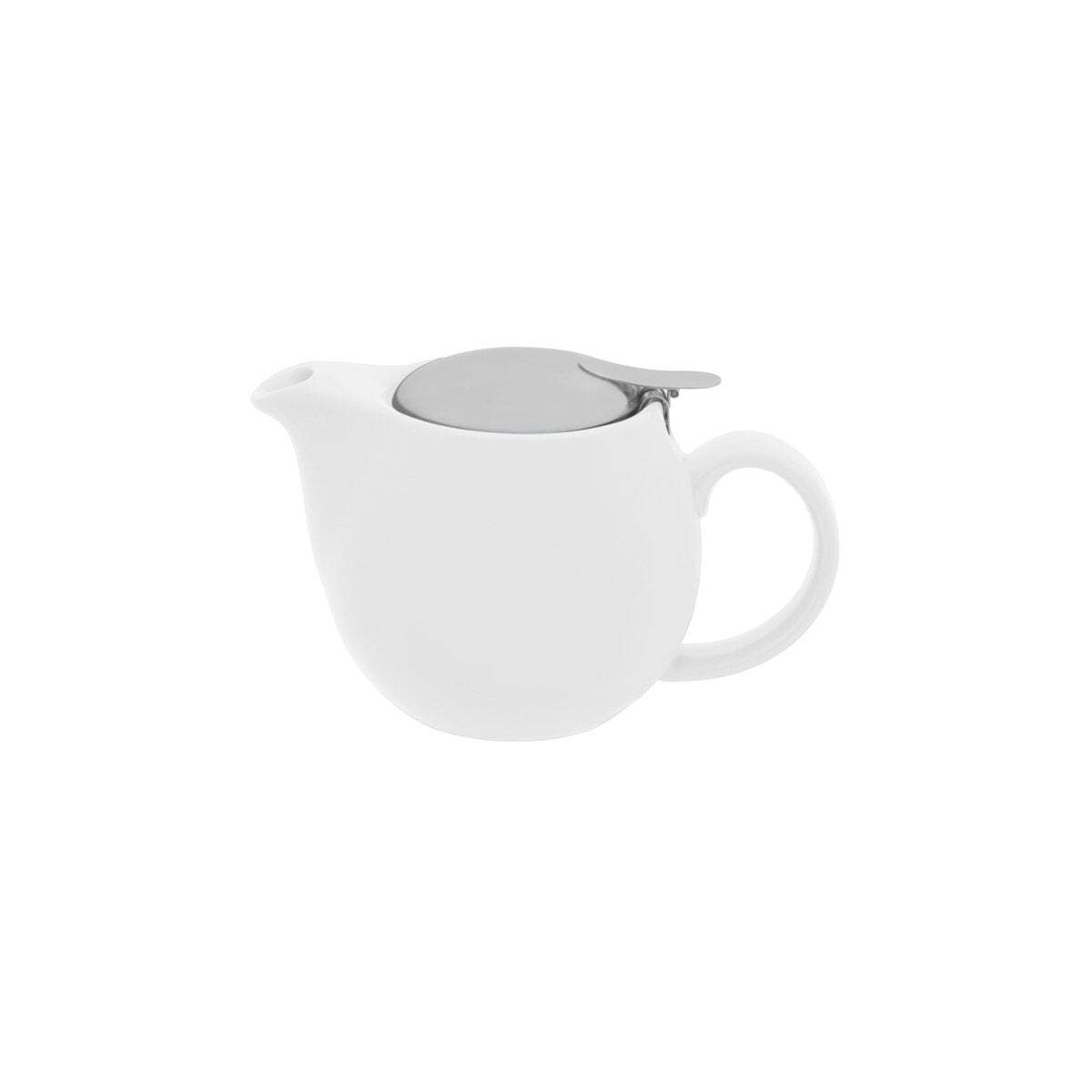 Brew-White Infusion Teapot S/S Lid/Infuser- 350ml