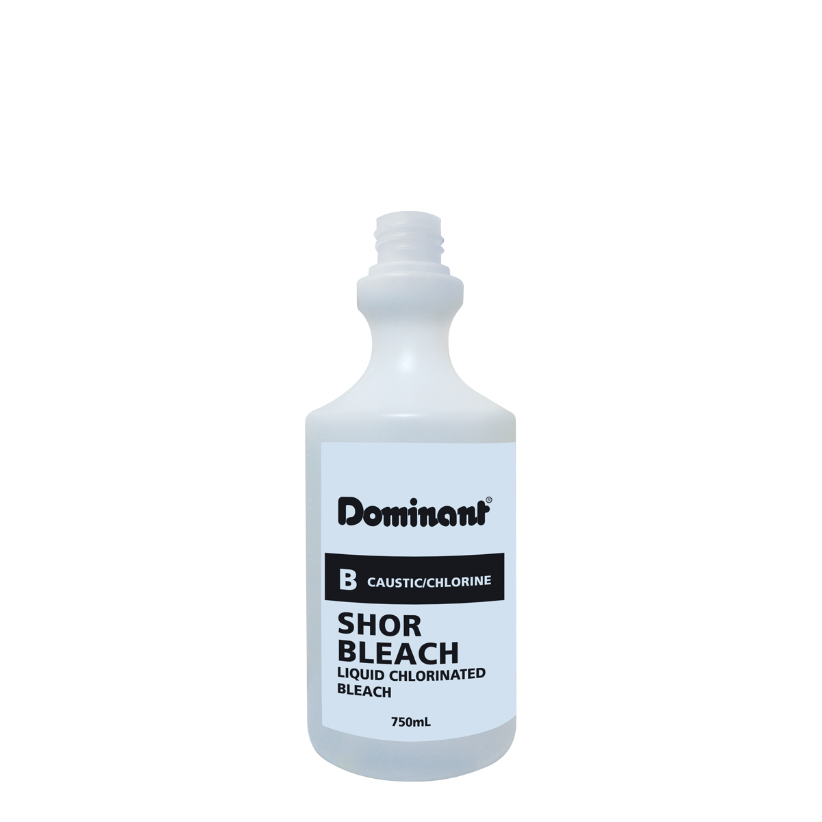 Dispensing Bottle 750mL PRINTED Shor Bleach Bottle Only