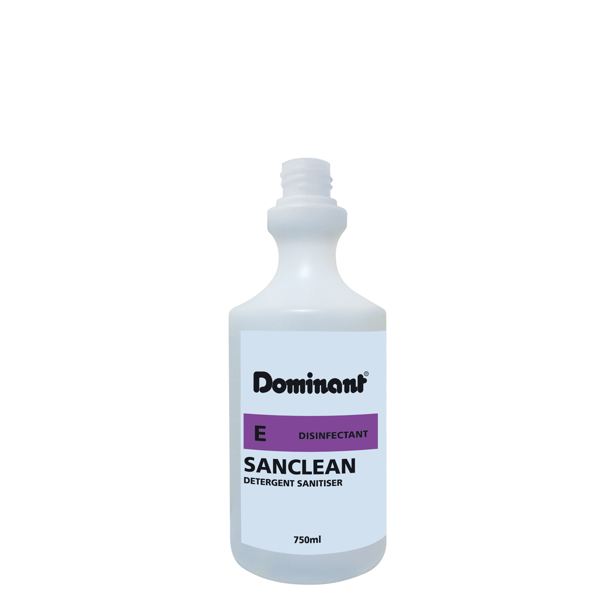 Dispensing Bottle 750mL PRINTED Sanclean Bottle Only