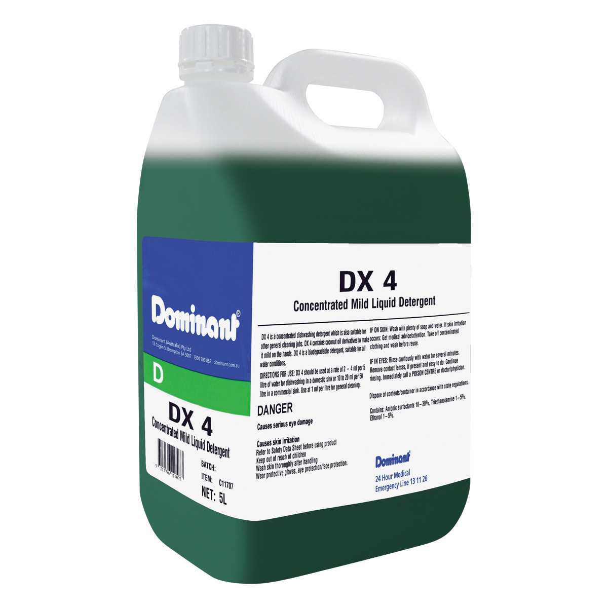 DX4 Detergent 5L Bottle