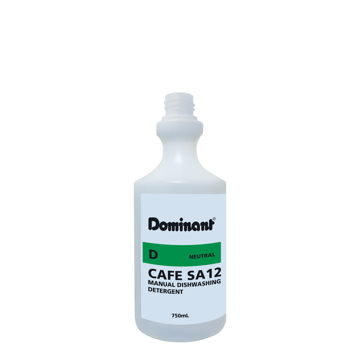 Dispensing Bottle 750mL PRINTED Cafe SA12 Bottle Only