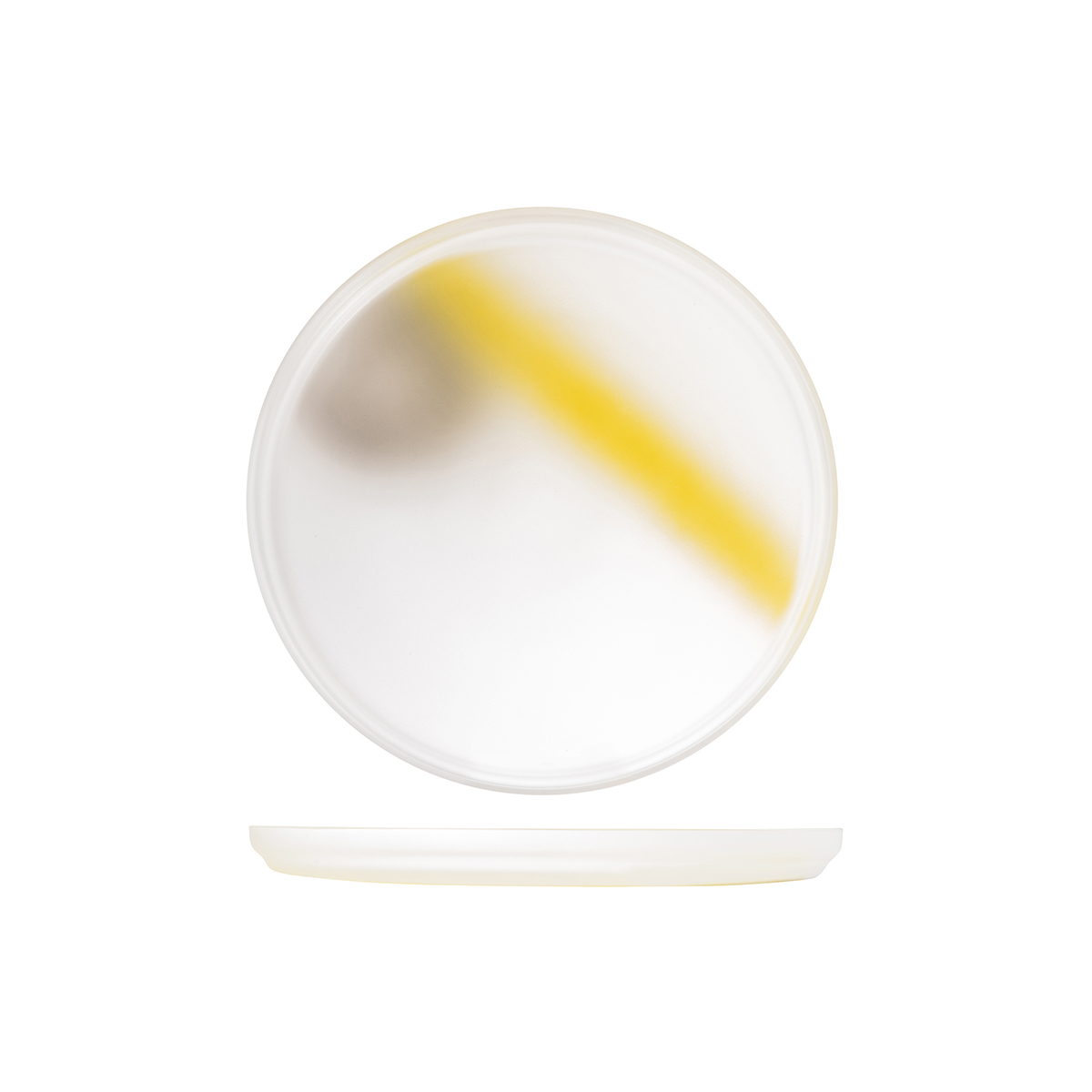 Nude Pigmento Serving Dish-280mm Ø Yellow/Grey