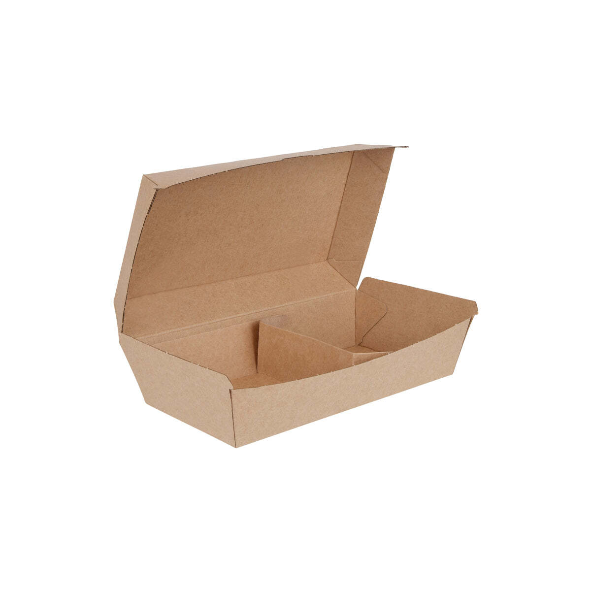 Kraft Range Combo Snack Box 2 Compartment 250x110x85mm 200s