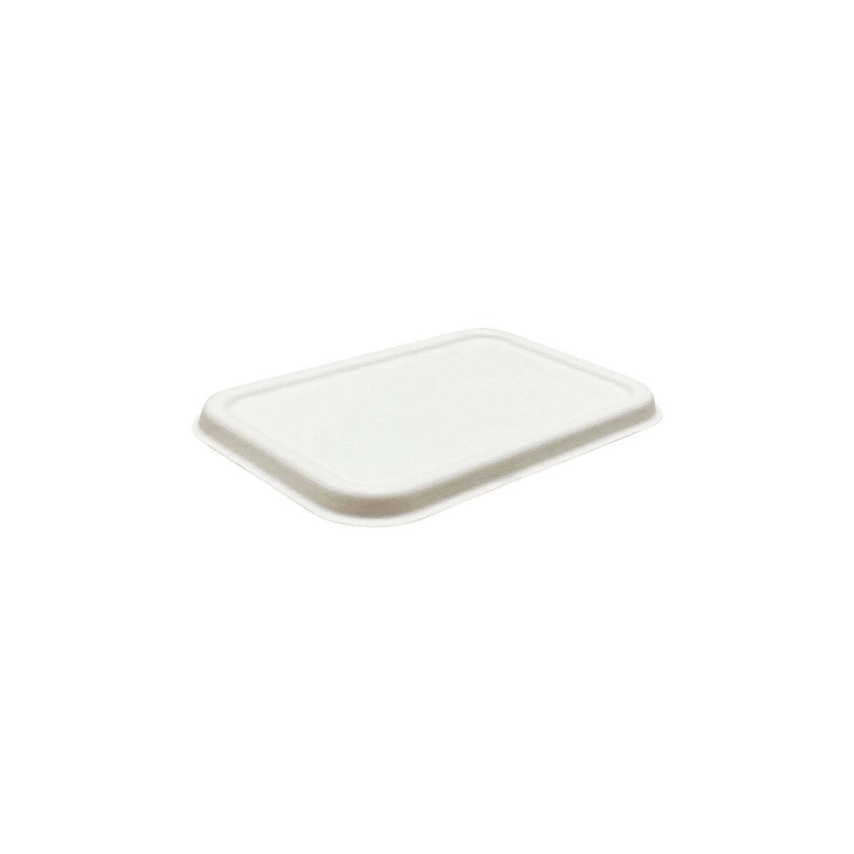 Sugarcane Range Rectangular Container Lid 188x133x12mm 300s