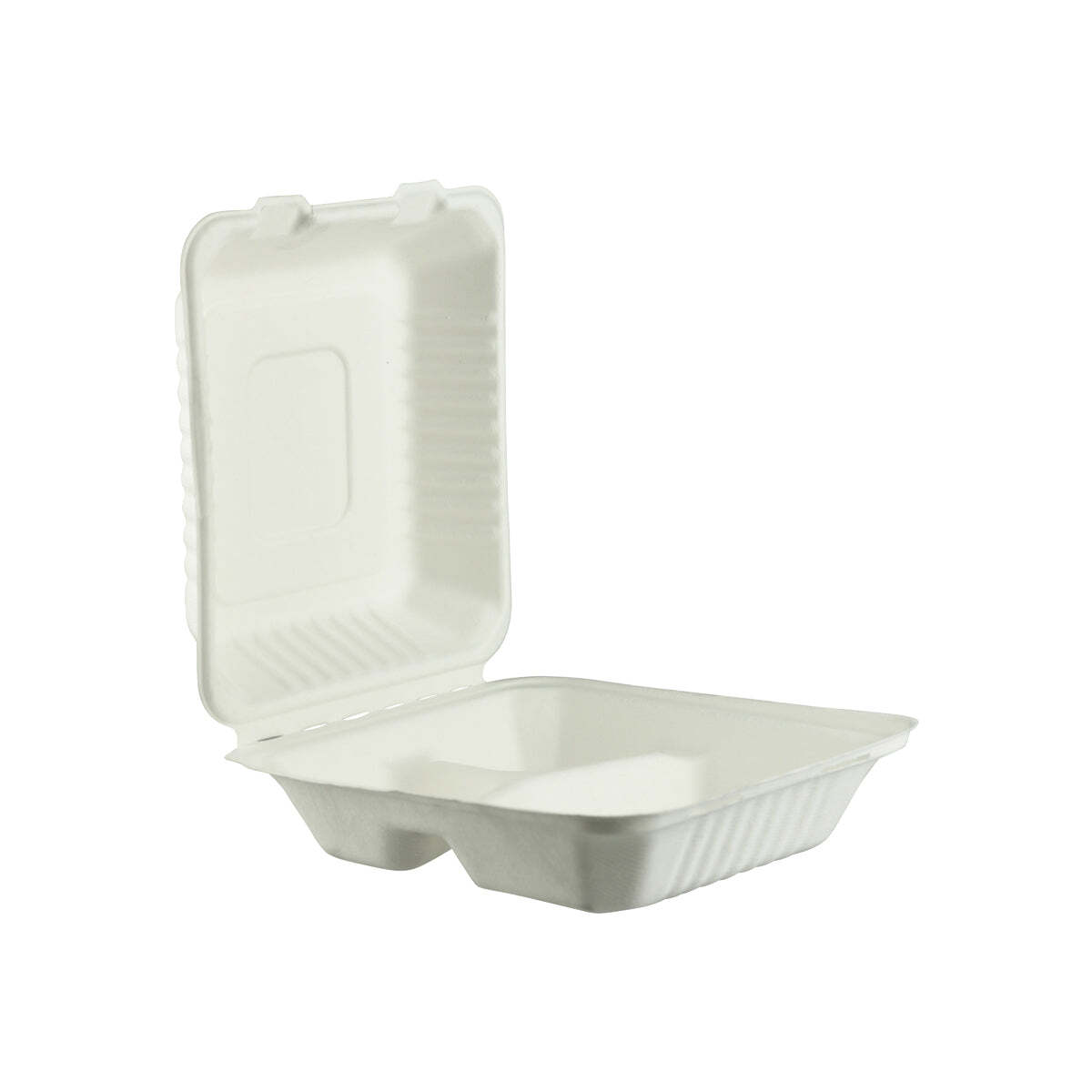 Sugarcane Range Clam Shell 3 Compartment 218x203x43mm 200s