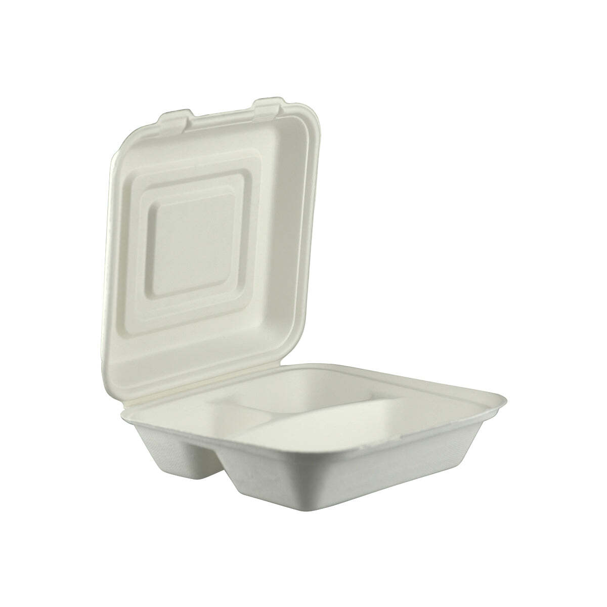 Sugarcane Range Clam Shell 3 Compartment 230x233x44mm 200s