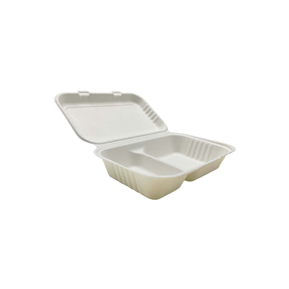 Sugarcane Range Big Clam Shell 2 Compartments 252x163x45mm 250s