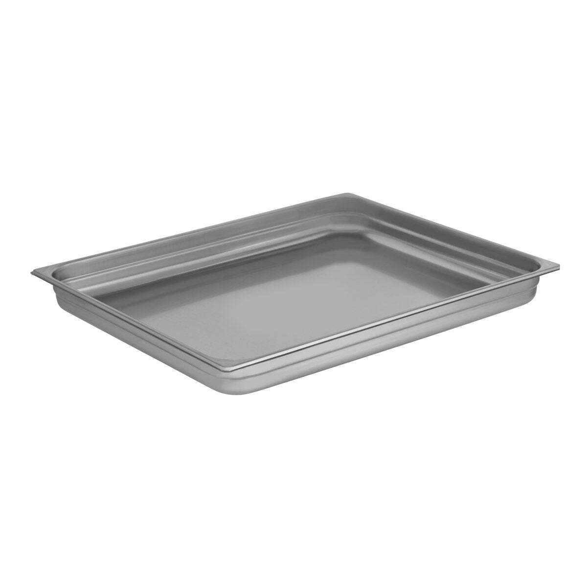 Chef Inox Gastronorm Pan 18/10 2/1 Size 650x530x65mm