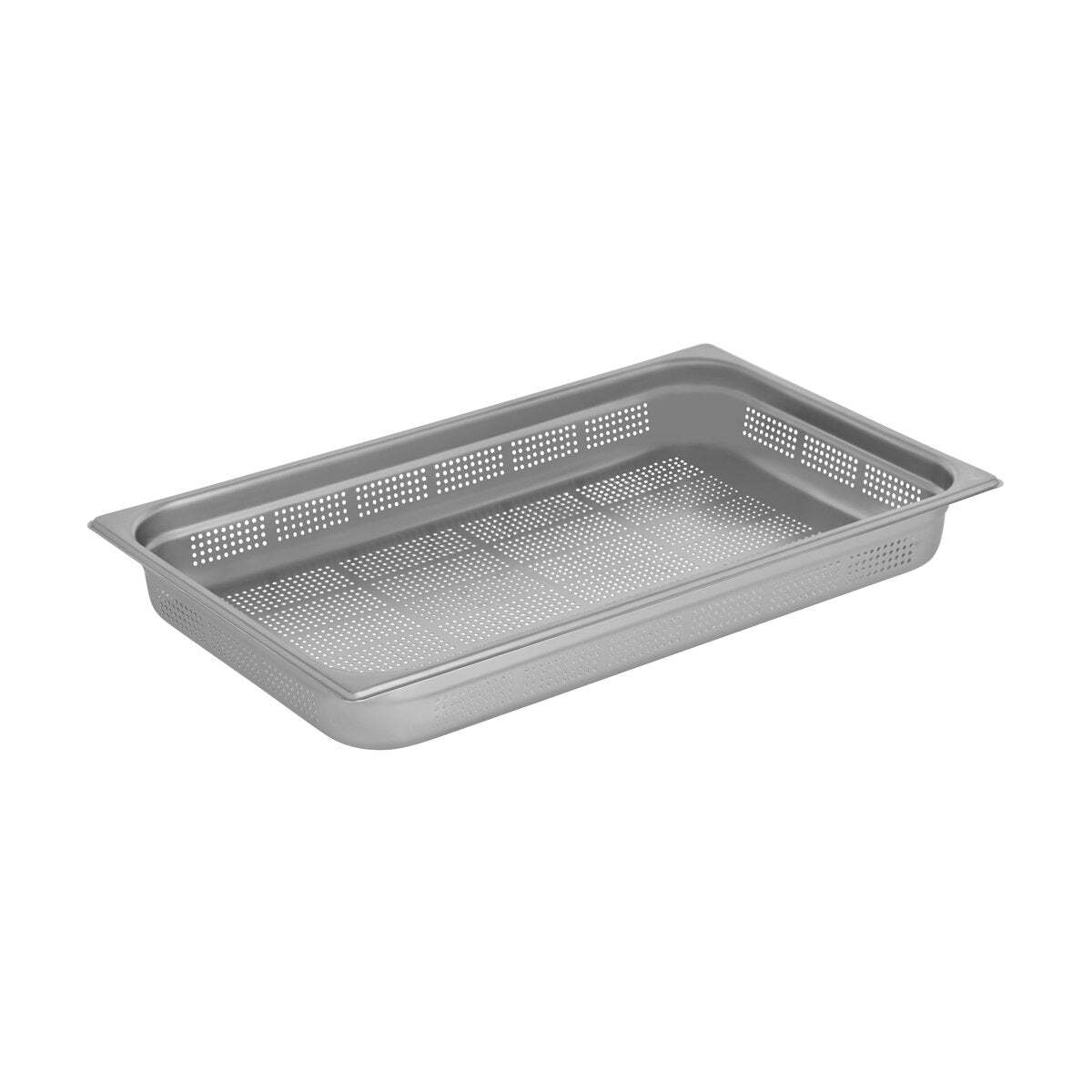 Chef Inox Gastronorm Pan Perforated 18/10 1/1 530x325x65mm