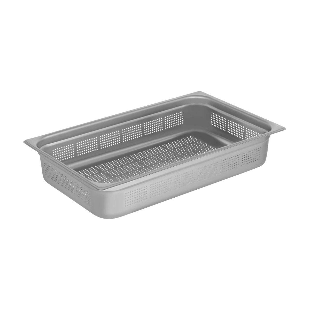 Chef Inox Gastronorm Pan Perforated 18/10 1/1 530x325x100mm