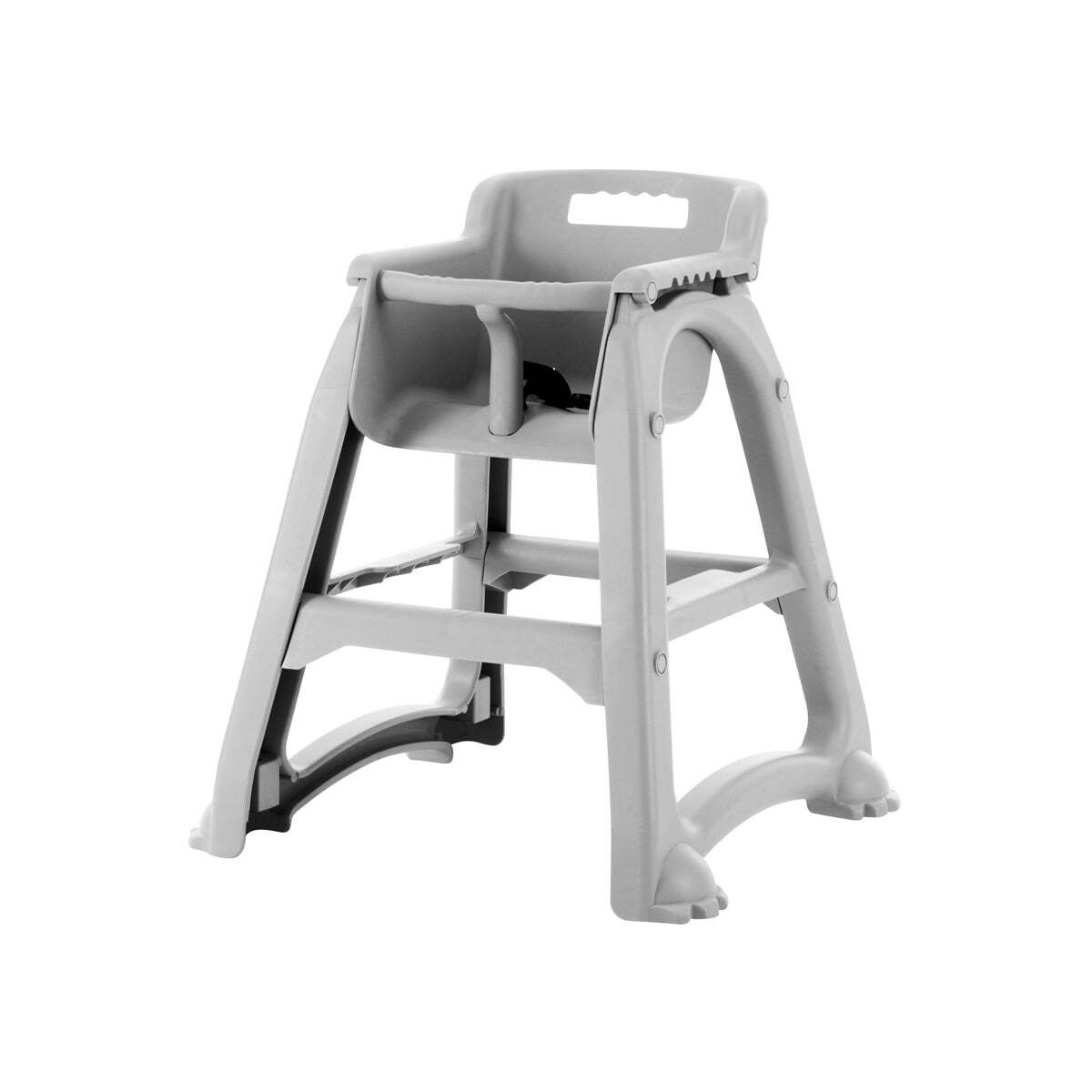 Jiwins High Chair W/Castors Grey PP 590x640x740mm